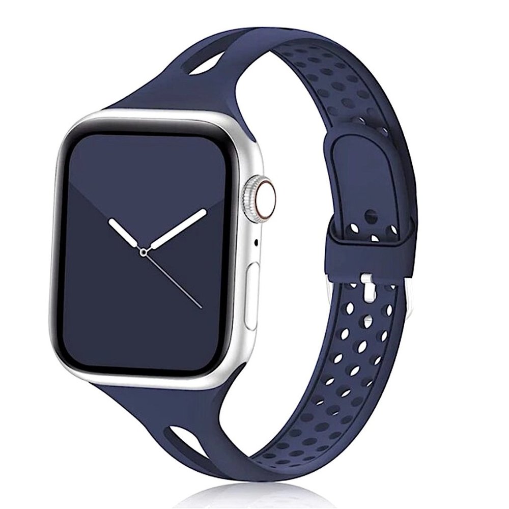 Apple Watch SLIM Silicone Band - NAVY BLUE - 38mm/40mm/41mm